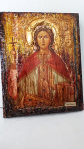 Saint St. Kalliopi - Kalliope the Martyr Icon - Greek Russian Orthodox Rare Icon - Vanas Collection