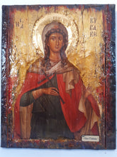Load image into Gallery viewer, Saint St. Kyriaki of Nicomedia - Greek Byzantine Antique Style Handmade Icons - Vanas Collection