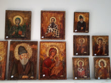 Laden Sie das Bild in den Galerie-Viewer, Saint St Luke Lukas Handmade Christian Icon-Orthodox Byzantine Religious Icons - Vanas Collection