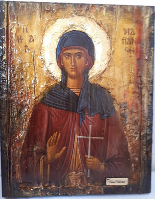 Saint St Marianthi Marianthe Icon-Greek Byzantine Christian Icons - Vanas Collection