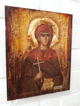 Laden Sie das Bild in den Galerie-Viewer, Saint St. Markella Icon - Greek Russian Orthodox Byzantine Icons-Antique Style - Vanas Collection