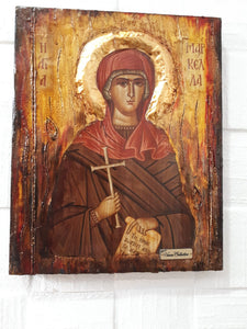 Saint St. Markella Icon - Greek Russian Orthodox Byzantine Icons-Antique Style - Vanas Collection