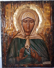 Load image into Gallery viewer, Saint St Matrona of Moscow Russian Orthodox Icon - Greek Handmade Icons - Vanas Collection