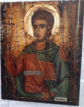 Load image into Gallery viewer, Saint St Miltiadis Icon-Greek Orthodox Byzantine Religious Handmade Gift Icons - Vanas Collection