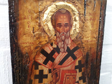Laden Sie das Bild in den Galerie-Viewer, Saint St Nicephorus, Nikiforos Patriarch Of Constantinople Wooden Greek Icon - Vanas Collection