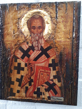Load image into Gallery viewer, Saint St Nicephorus, Nikiforos Patriarch Of Constantinople Wooden Greek Icon - Vanas Collection