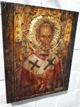 Load image into Gallery viewer, Saint St. Nikolas Nicolas Nick - Christianity Orthodox Byzantine Greek Icons - Vanas Collection