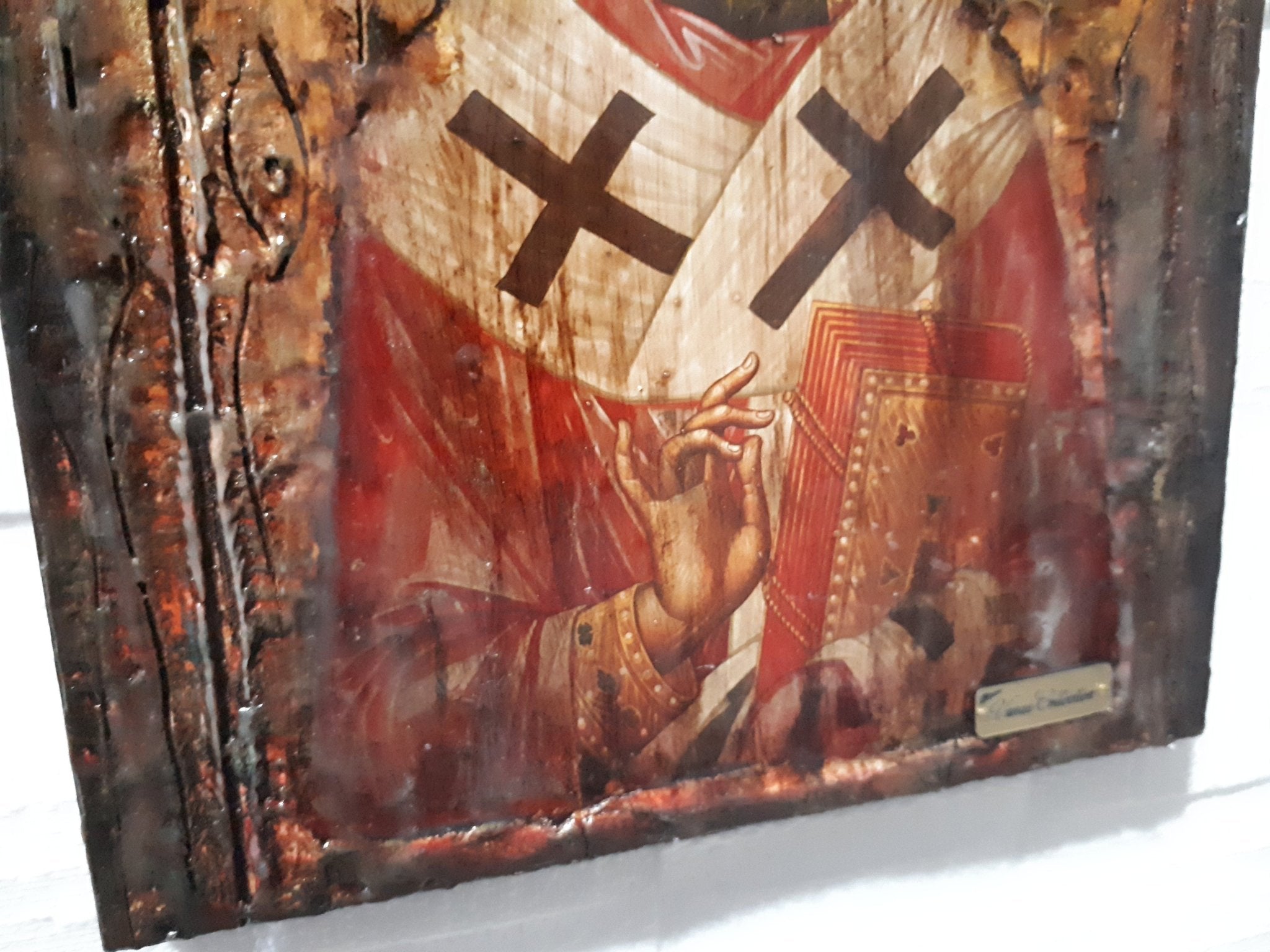 Saint St. Nikolas Nicolas Nick - Christianity Orthodox Byzantine Greek Icons - Vanas Collection