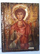 Laden Sie das Bild in den Galerie-Viewer, Saint St. Panteleimon Icon-Orthodox Russian Greek Byzantine Antique Style Icons - Vanas Collection