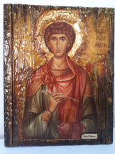 Laden Sie das Bild in den Galerie-Viewer, Saint St. Panteleimon Icon-Orthodox Russian Greek Byzantine Antique Style Icons - Vanas Collection