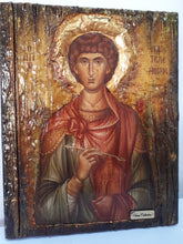 Laden Sie das Bild in den Galerie-Viewer, Saint St. Panteleimon Icon-Orthodox Russian Greek Byzantine Antique Style Icons - Vanas Collection