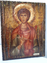 Laden Sie das Bild in den Galerie-Viewer, Saint St. Panteleimon Icon-Orthodox Russian Greek Byzantine Antique Style Icons - Vanas Collection