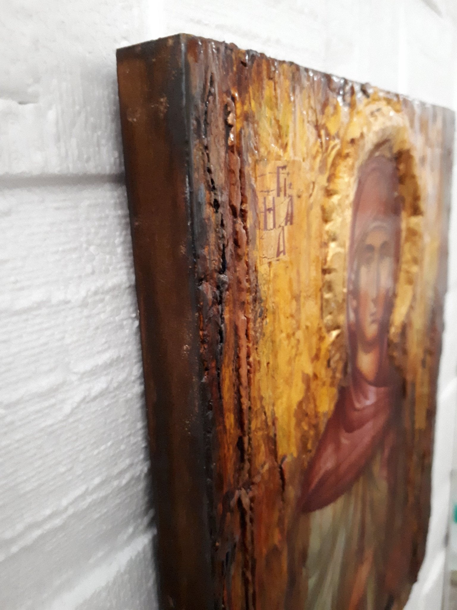 Saint St Paraskevi Icon - Greek Russian Orthodox Byzantine Icon Antique Style - Vanas Collection