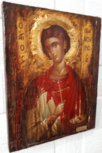 Laden Sie das Bild in den Galerie-Viewer, Saint St. Phanourios Fanourios Icon - Handmade Greek Orthodox Byzantine Icons - Vanas Collection