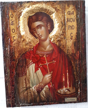 Load image into Gallery viewer, Saint St. Phanourios Fanourios Icon - Handmade Greek Orthodox Byzantine Icons - Vanas Collection