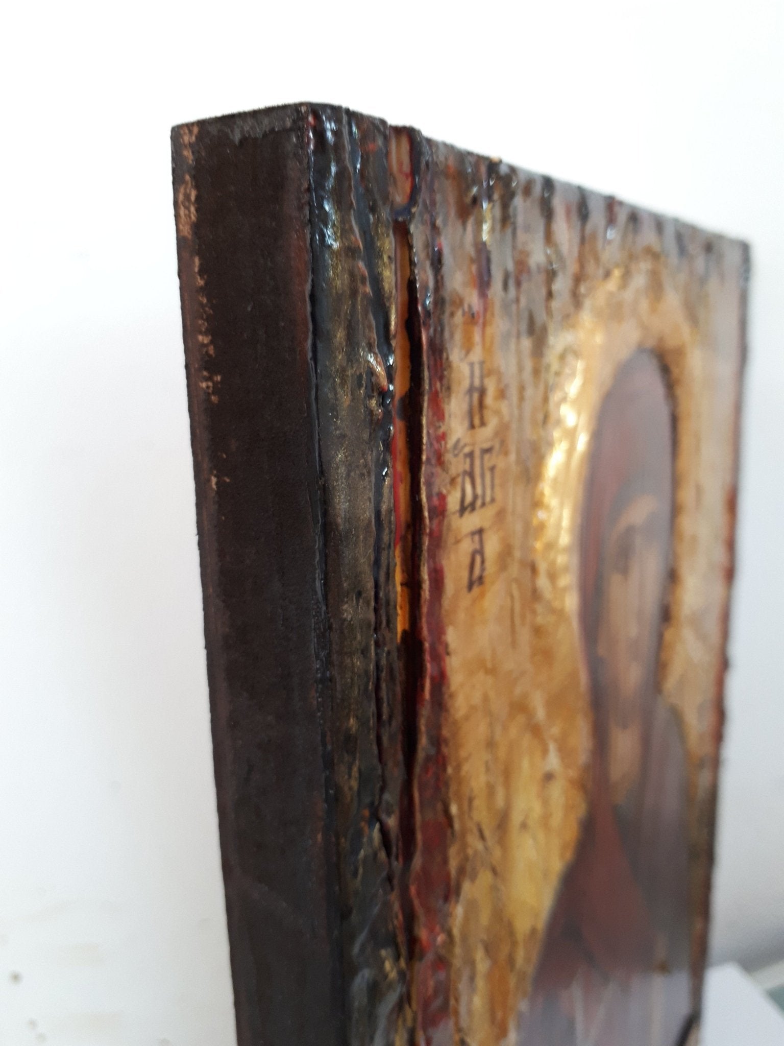 Saint St Philothei Filothei Rare Icon-Greek Orthodox Christian Handmade Icons - Vanas Collection