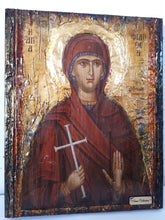 Load image into Gallery viewer, Saint St Philothei Filothei Rare Icon-Greek Orthodox Christian Handmade Icons - Vanas Collection