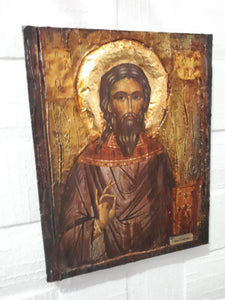 Saint St. Raphael Rafael-Christianity Orthodox Byzantine Greek Antique Icons - Vanas Collection