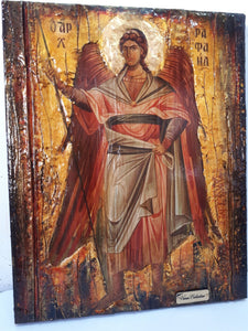 Saint St. Raphael the Archangel-Greek Orthodox Byzantine Icons - Vanas Collection