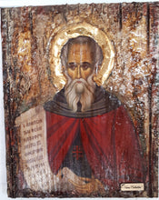 Load image into Gallery viewer, Saint St. Sava / Sabbas - Orthodox Byzantine Icon Handmade by VanasCollection - Vanas Collection