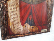Load image into Gallery viewer, Saint St Savvas Savas -Greek Orthodox Byzantine Russian Icon Antique Style Icon - Vanas Collection