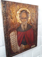 Load image into Gallery viewer, Saint St Savvas Savas -Greek Orthodox Byzantine Russian Icon Antique Style Icon - Vanas Collection