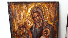 Load image into Gallery viewer, Saint St. Simeon Symeon the God Icon-Greek Orthodox Byzantine Religious Icon - Vanas Collection