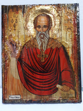 Laden Sie das Bild in den Galerie-Viewer, Saint St Socrates, Sokrates, Sokratis Icon- Greek Handmade Orthodox Icons - Vanas Collection