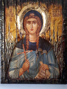 Saint St Tatiana Martyr of Rome Icon-Greek Orthodox Byzantine Icons - Vanas Collection