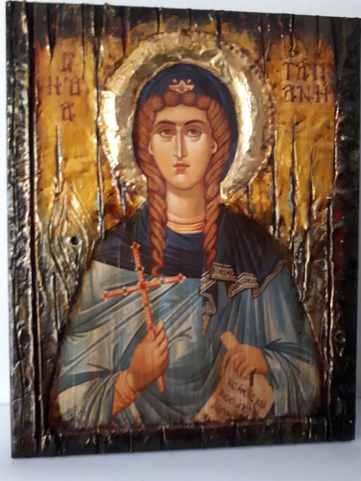 Saint St Tatiana Martyr of Rome Icon-Greek Orthodox Byzantine Icons - Vanas Collection