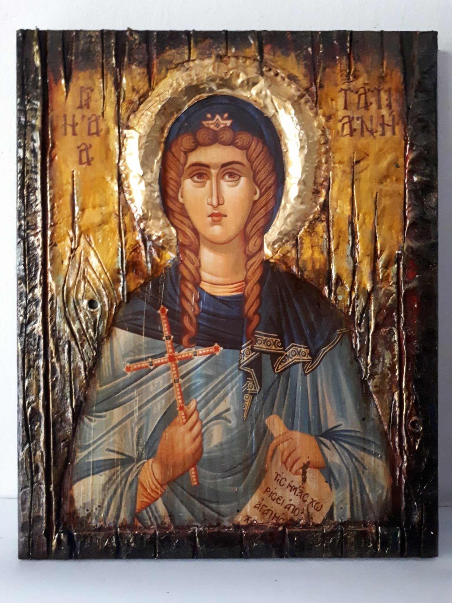 Saint St Tatiana Martyr of Rome Icon-Greek Orthodox Byzantine Icons - Vanas Collection