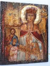 Laden Sie das Bild in den Galerie-Viewer, Saint St. Theodora the Empress Augusta Icon- Orthodox Greek Half Body Icons - Vanas Collection