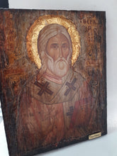 Load image into Gallery viewer, Saint Therapon (Mytilene) -Orthodox Icon Byzantine Religious Antique Style Icon - Vanas Collection
