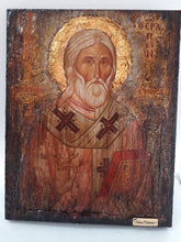 Load image into Gallery viewer, Saint Therapon (Mytilene) -Orthodox Icon Byzantine Religious Antique Style Icon - Vanas Collection