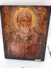 Load image into Gallery viewer, Saint Therapon (Mytilene) -Orthodox Icon Byzantine Religious Antique Style Icon - Vanas Collection