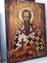 Laden Sie das Bild in den Galerie-Viewer, Saint Vasilios Basil- Orthodox Icon Byzantine Religious Antique Style Icon 44X32X1.5 - Vanas Collection