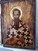 Laden Sie das Bild in den Galerie-Viewer, Saint Vasilios Basil- Orthodox Icon Byzantine Religious Antique Style Icon 44X32X1.5 - Vanas Collection