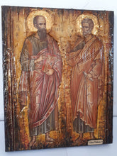 Load image into Gallery viewer, Saints Peter and Paul the Apostles Icon-Greek Russian Byzantine Orthodox Icons - Vanas Collection