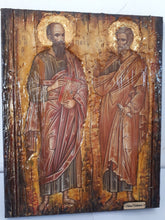 Laden Sie das Bild in den Galerie-Viewer, Saints Peter and Paul the Apostles Icon-Greek Russian Byzantine Orthodox Icons - Vanas Collection