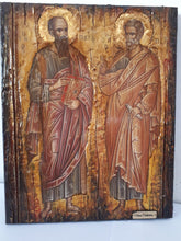 Load image into Gallery viewer, Saints Peter and Paul the Apostles Icon-Greek Russian Byzantine Orthodox Icons - Vanas Collection