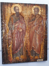 Load image into Gallery viewer, Saints Peter and Paul the Apostles Icon-Greek Russian Byzantine Orthodox Icons - Vanas Collection