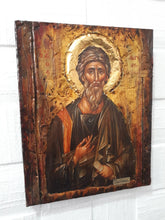 Load image into Gallery viewer, St. Andrew the Apostle-Handmade Greek Byzantine Icon-Orthodox Icon Antique - Vanas Collection