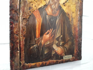 St. Andrew the Apostle-Handmade Greek Byzantine Icon-Orthodox Icon Antique - Vanas Collection