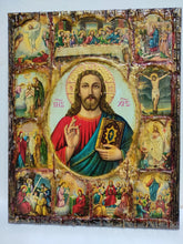 Load image into Gallery viewer, The Life of Jesus Christ Icon- Greek Russian Orthodox Russian Icons - Vanas Collection