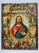 Load image into Gallery viewer, The Life of Jesus Christ Icon- Greek Russian Orthodox Russian Icons - Vanas Collection