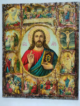 Load image into Gallery viewer, The Life of Jesus Christ Icon- Greek Russian Orthodox Russian Icons - Vanas Collection
