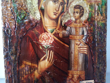 Load image into Gallery viewer, Virgin Mary and Jesus Christ Maria Rodon Orthodox Icon - Vanas Collection