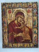 Load image into Gallery viewer, Virgin Mary Glykofilousa Panagia Glykophilousa Icon- Greek Orthodox Byzantine Icons - Vanas Collection
