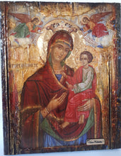 Load image into Gallery viewer, Virgin Mary Gorgoepikoos -Orthodox Icon Russian Byzantine Icons Antique Style - Vanas Collection