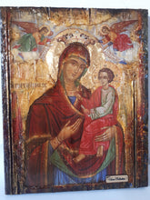 Load image into Gallery viewer, Virgin Mary Gorgoepikoos -Orthodox Icon Russian Byzantine Icons Antique Style - Vanas Collection